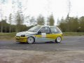Une clio sur le circuit