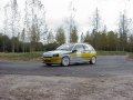 Une clio sur le circuit