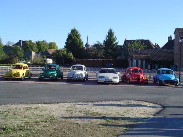 Les voitures du team